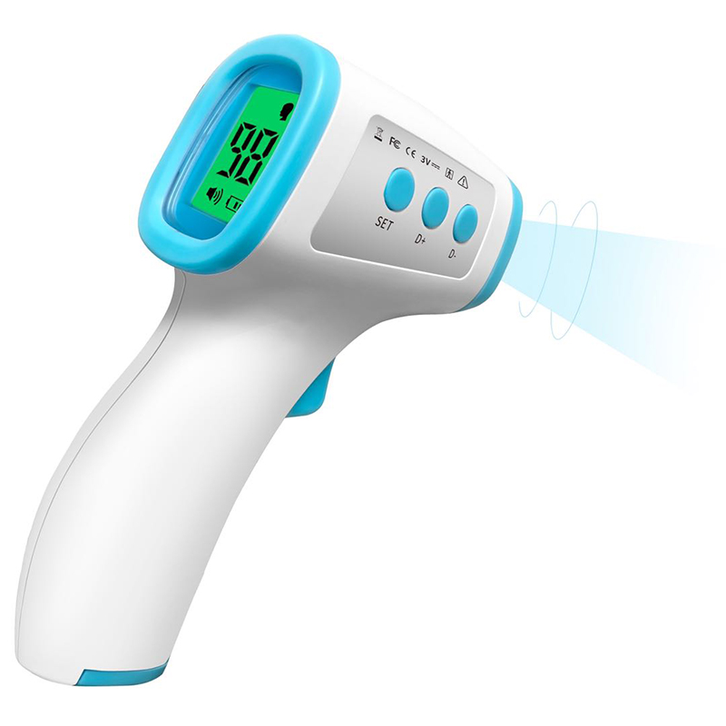 Termometro digitale a infrarossi senza contatto con pistola termica accurata